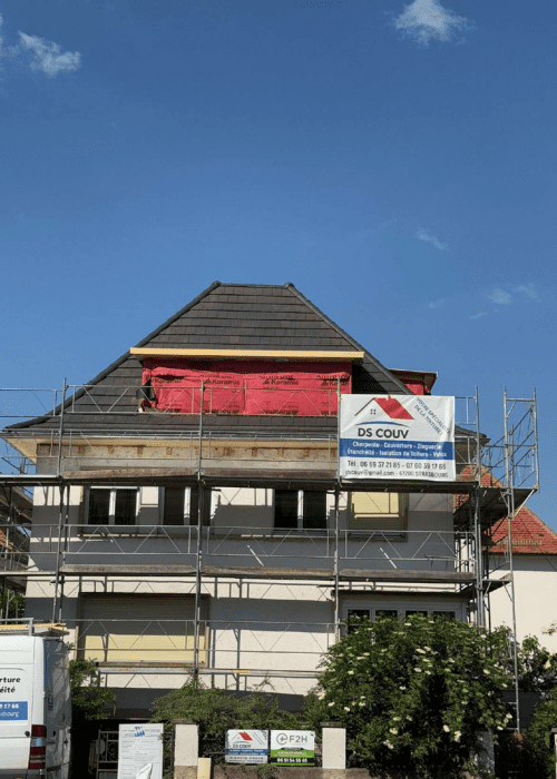 Couverture bac acier, Charpente Strasbourg Haguenau Sélestat Obernai